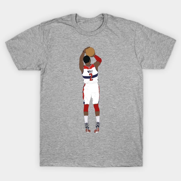 John Wall Jumpshot T-Shirt by rattraptees